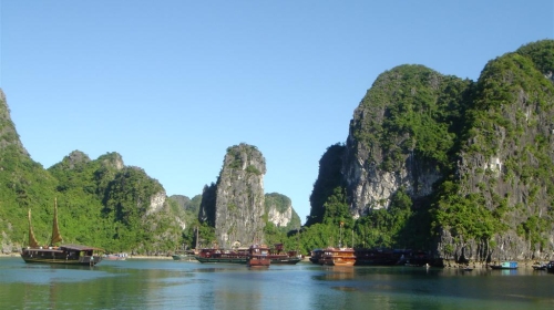 Туристы в провинции Куангнинь примут участие новогодних буфетах